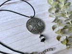 Load image into Gallery viewer, Triple Moon Goddess Crystal Necklace
