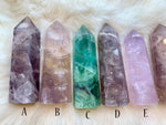Load image into Gallery viewer, FLUORITE Towers ~ Purple, Green
