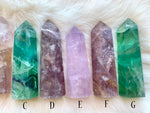 Load image into Gallery viewer, FLUORITE Towers ~ Purple, Green
