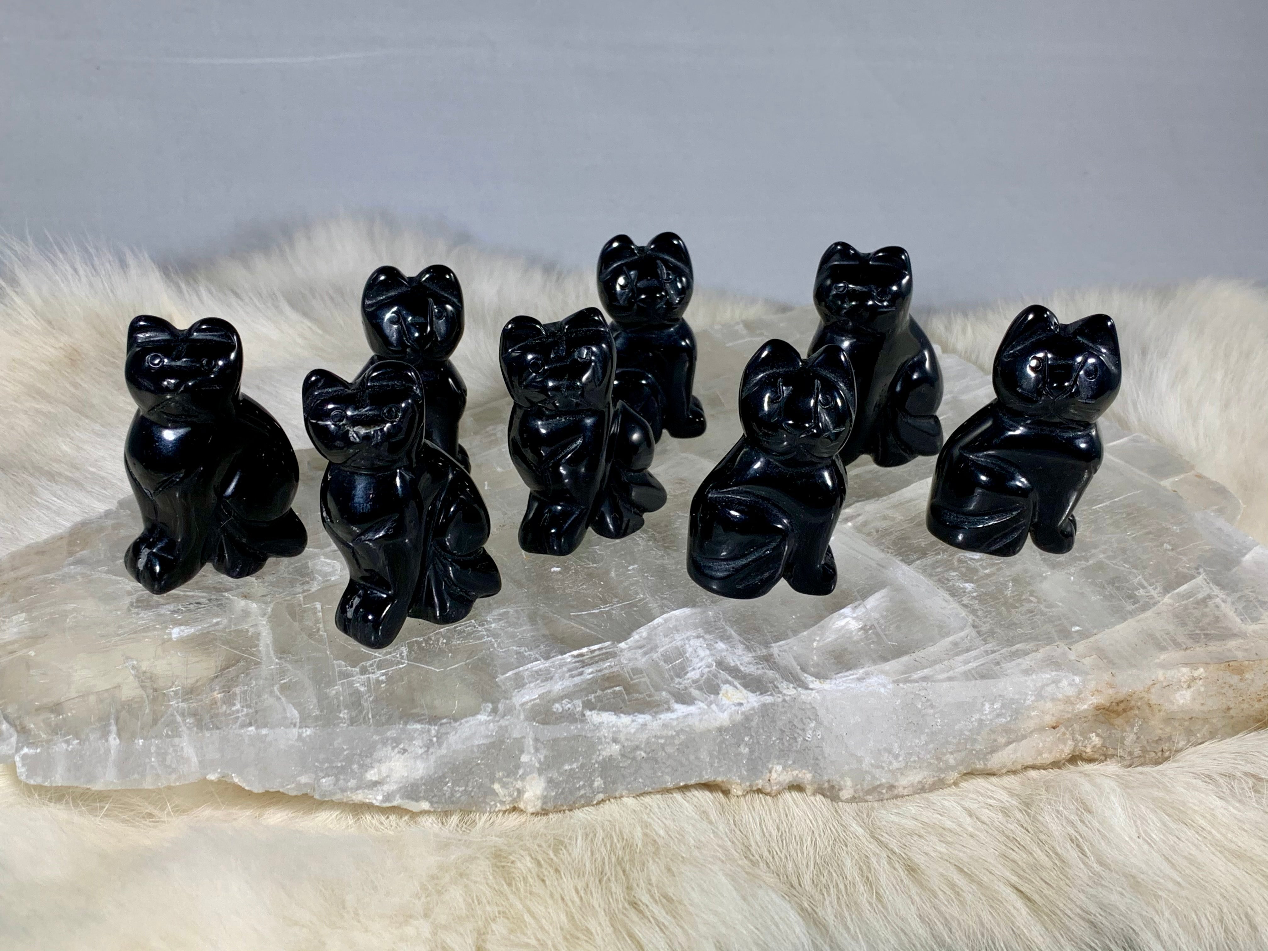 Black Obsidian Cats