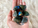 Load image into Gallery viewer, LABRADORITE ~ 3 tumbled pieces
